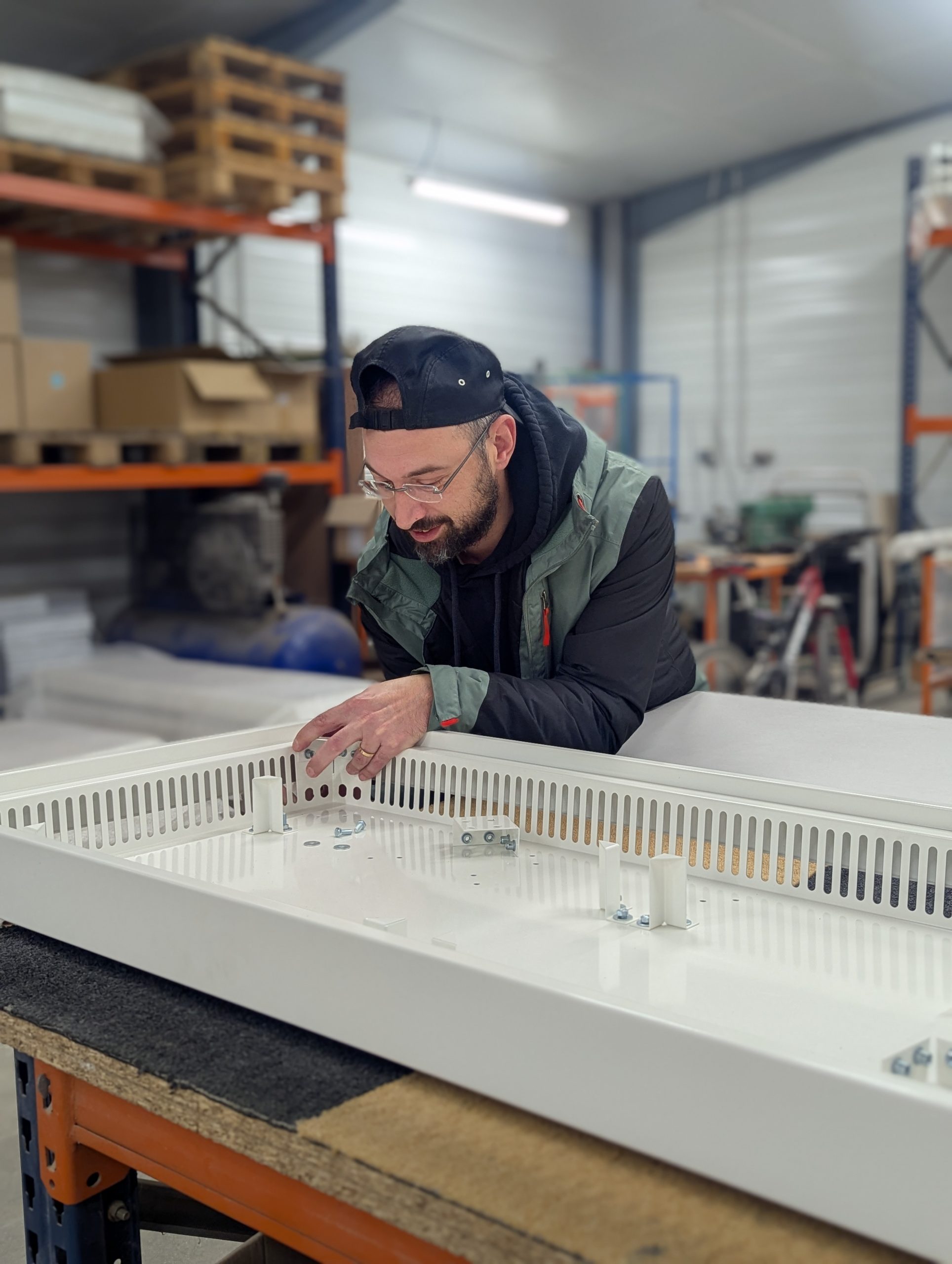 Fabrication d'un radiateur réparable dans notre atelier de Vannes